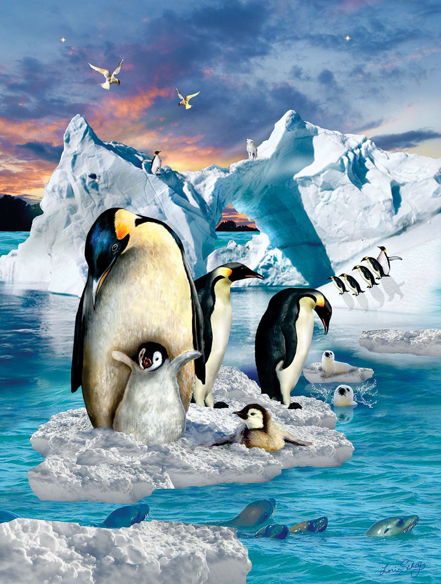 Penguin Colony Birds