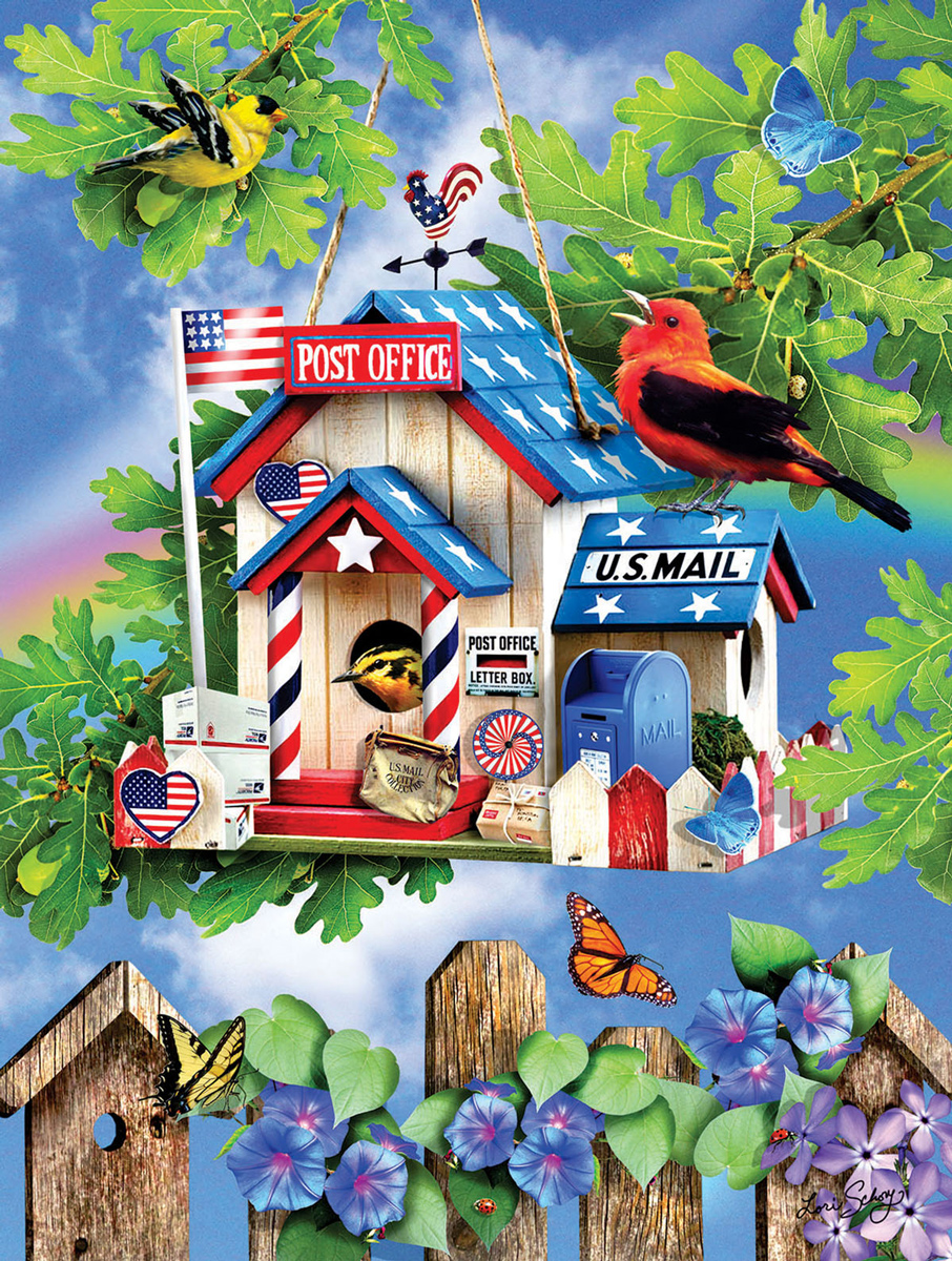 Post Office Birds Jigsaw Puzzle