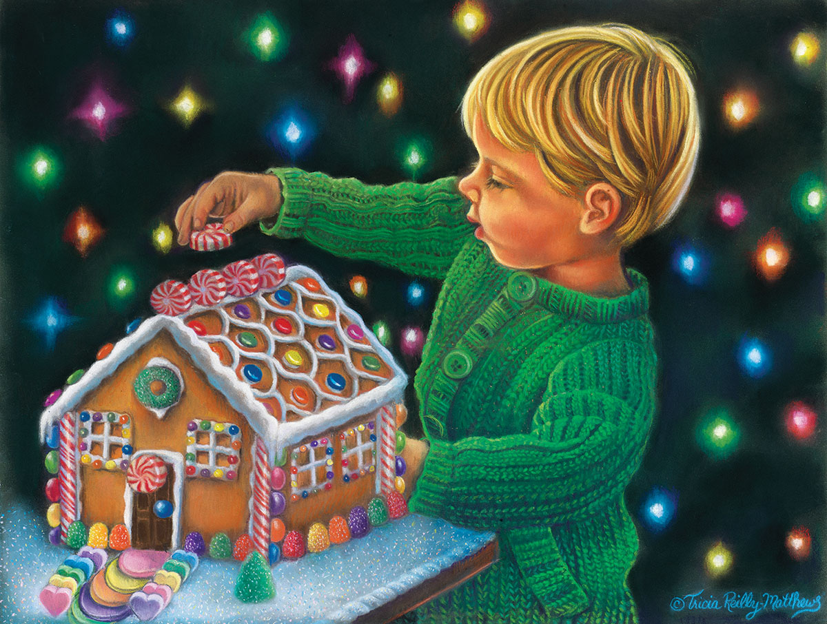 Up on the Roof Christmas Jigsaw Puzzle
