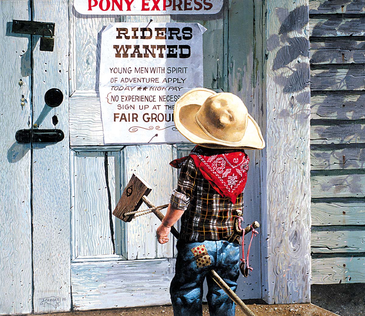Riders Wanted Americana Jigsaw Puzzle