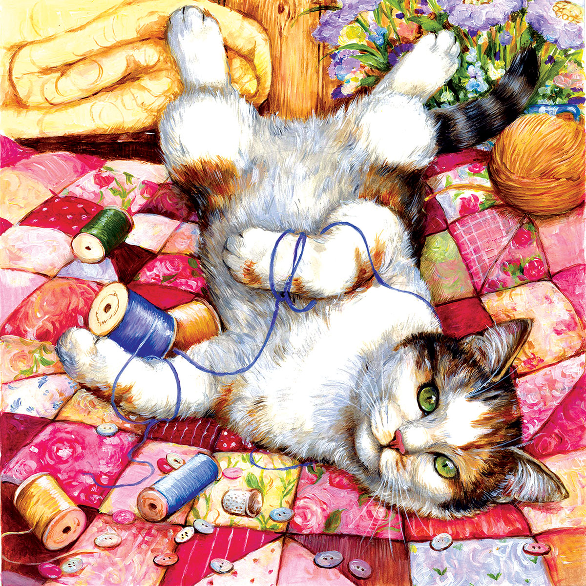 Upside Down Cats Jigsaw Puzzle