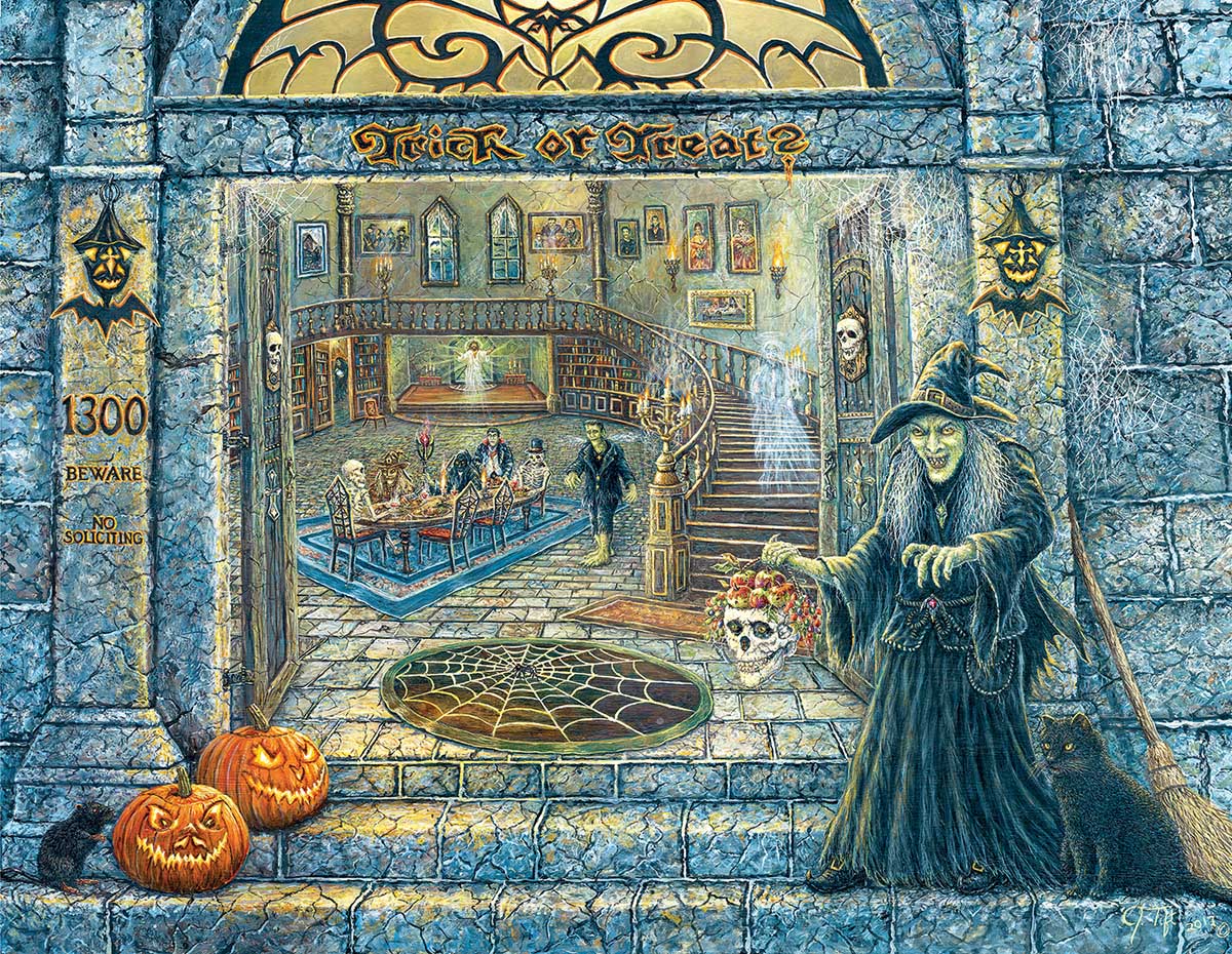 No Soliciting Halloween Jigsaw Puzzle