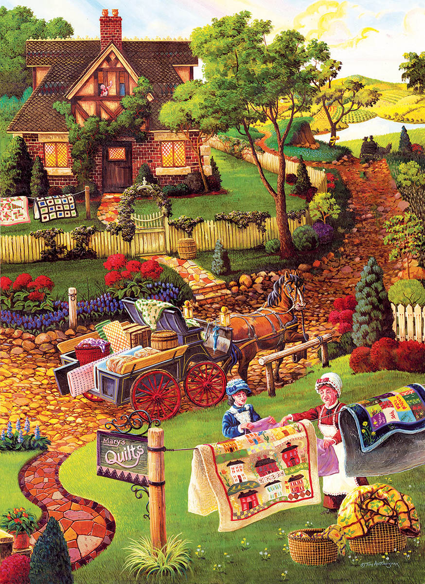 Mary's Quilt Country Quilting & Crafts Jigsaw Puzzle