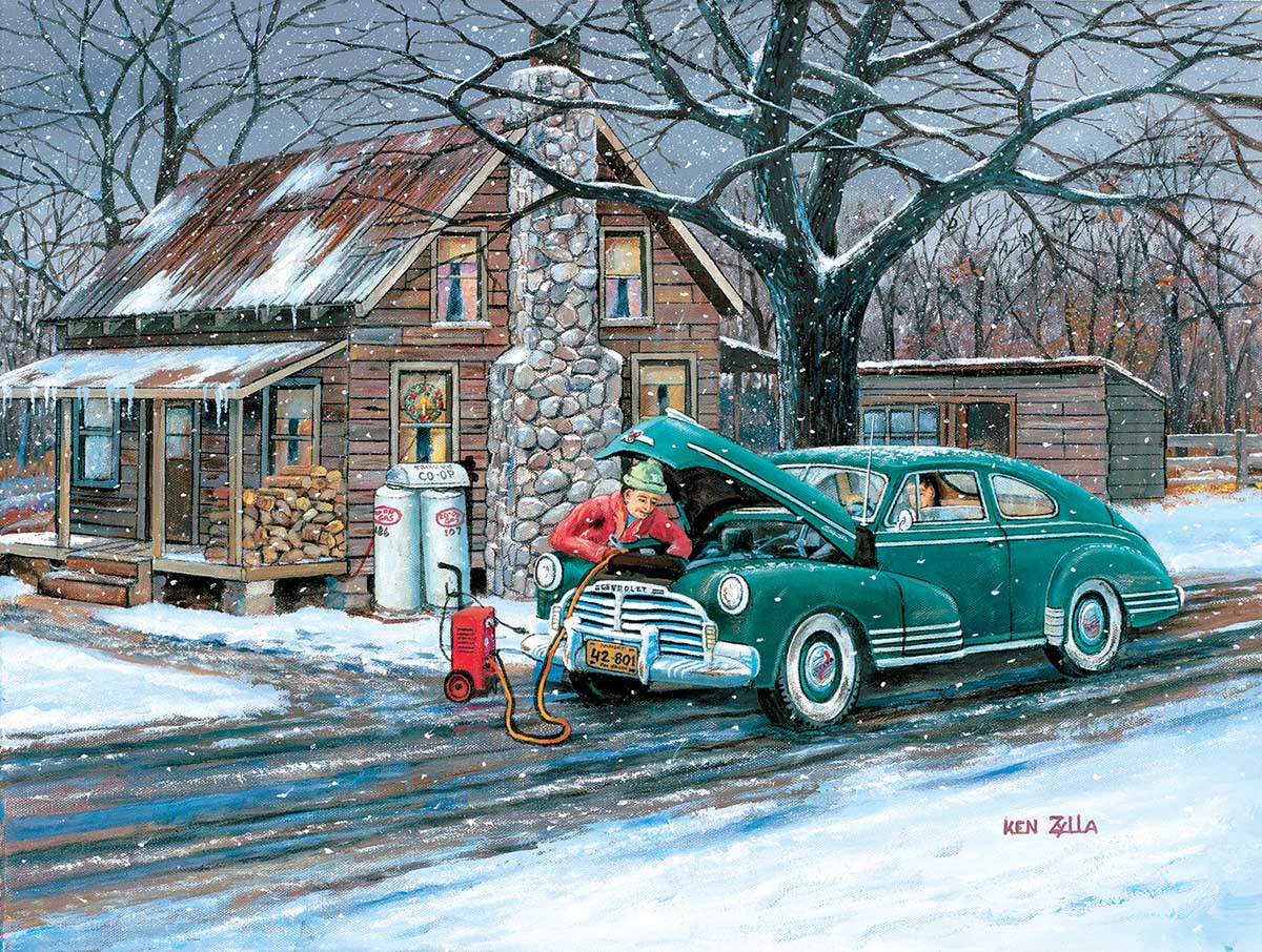 Ok Try It Again Winter Jigsaw Puzzle