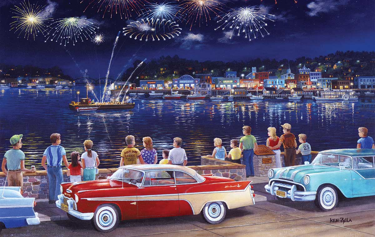 Grand Finale Fourth of July Jigsaw Puzzle