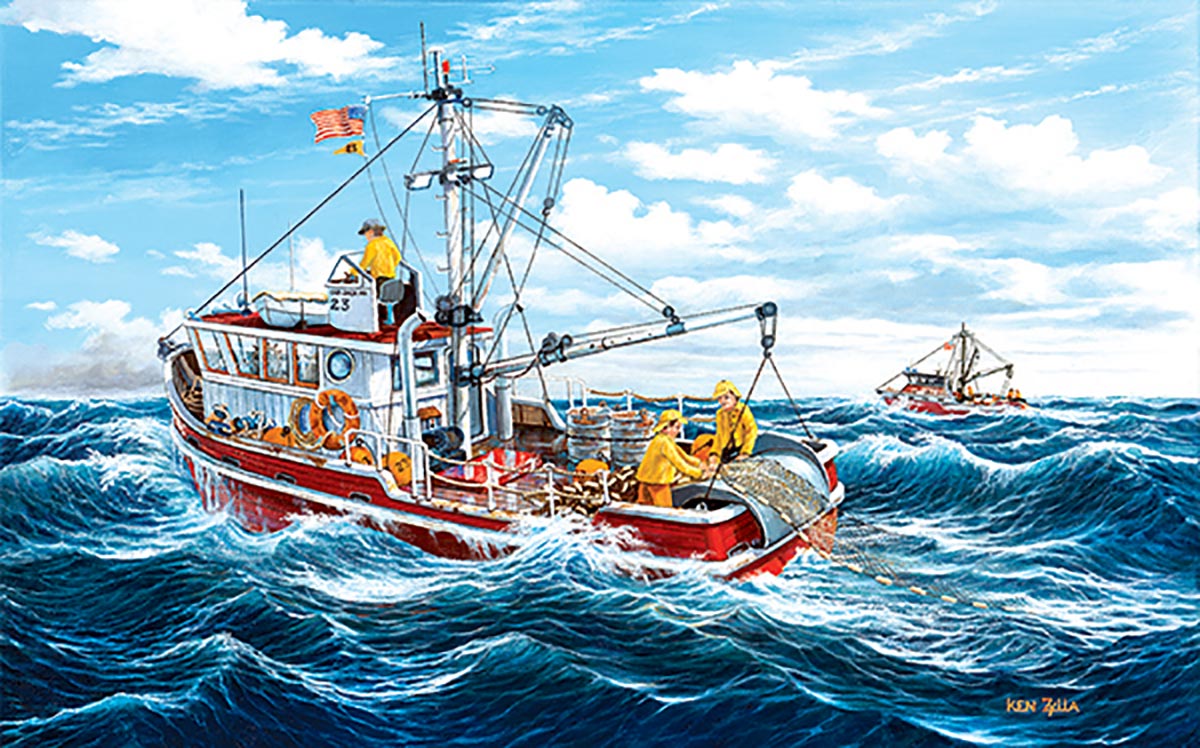 Out of Fort Kodiak Boat Jigsaw Puzzle