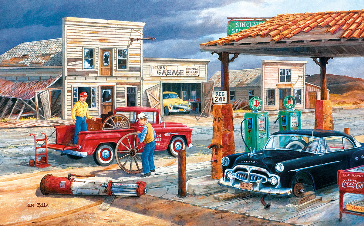 Relics of the Past Car Jigsaw Puzzle