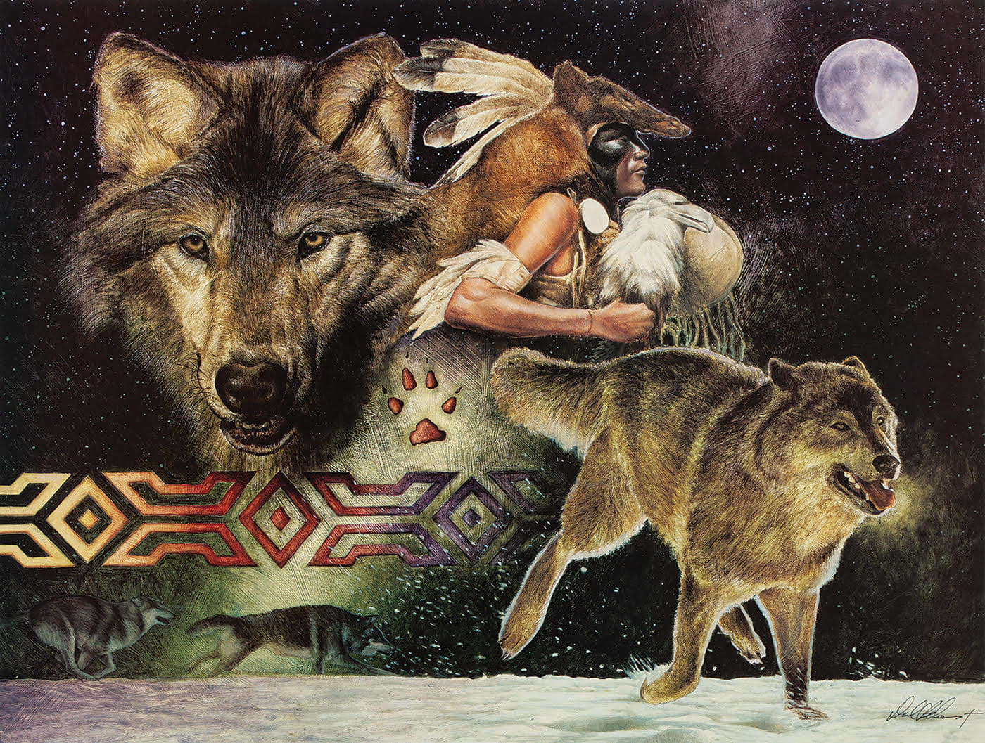 Arapaho Moon Cultural Art