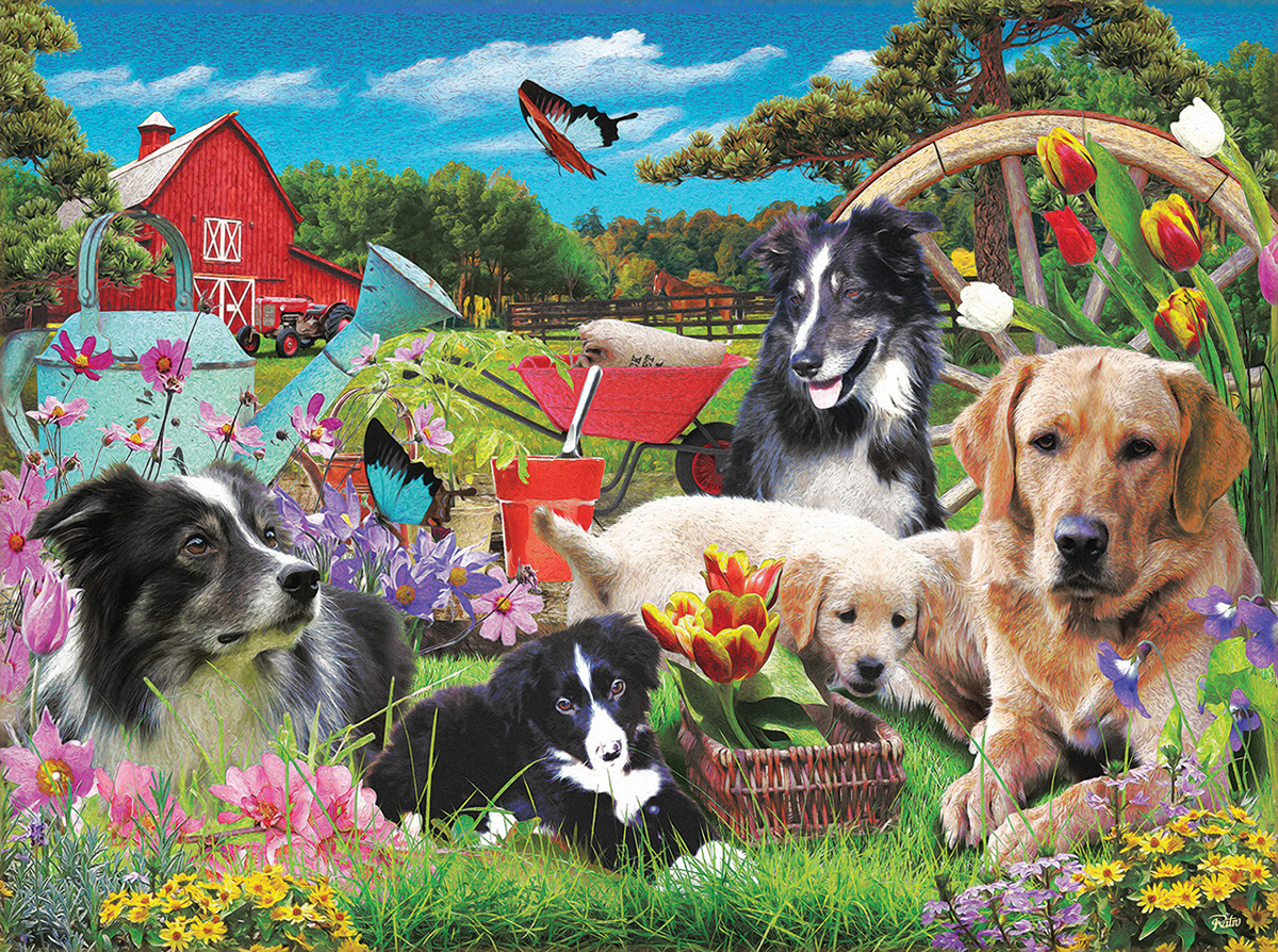 Who Has A Green Thumb? Cats Jigsaw Puzzle
