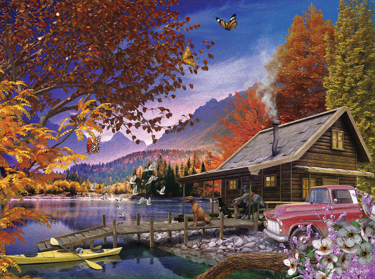 Afternoon Rest Lakes & Rivers Jigsaw Puzzle