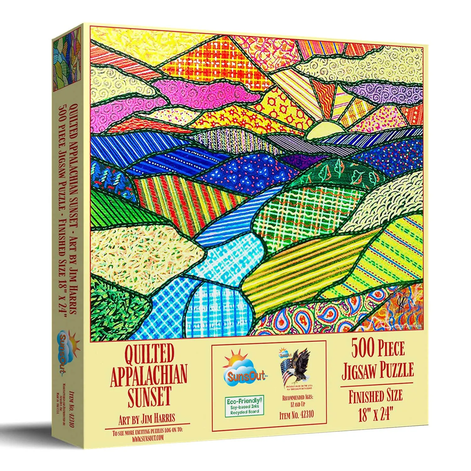 Quilted Appalachian Sunset