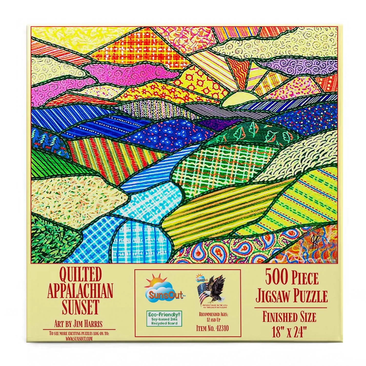 Quilted Appalachian Sunset