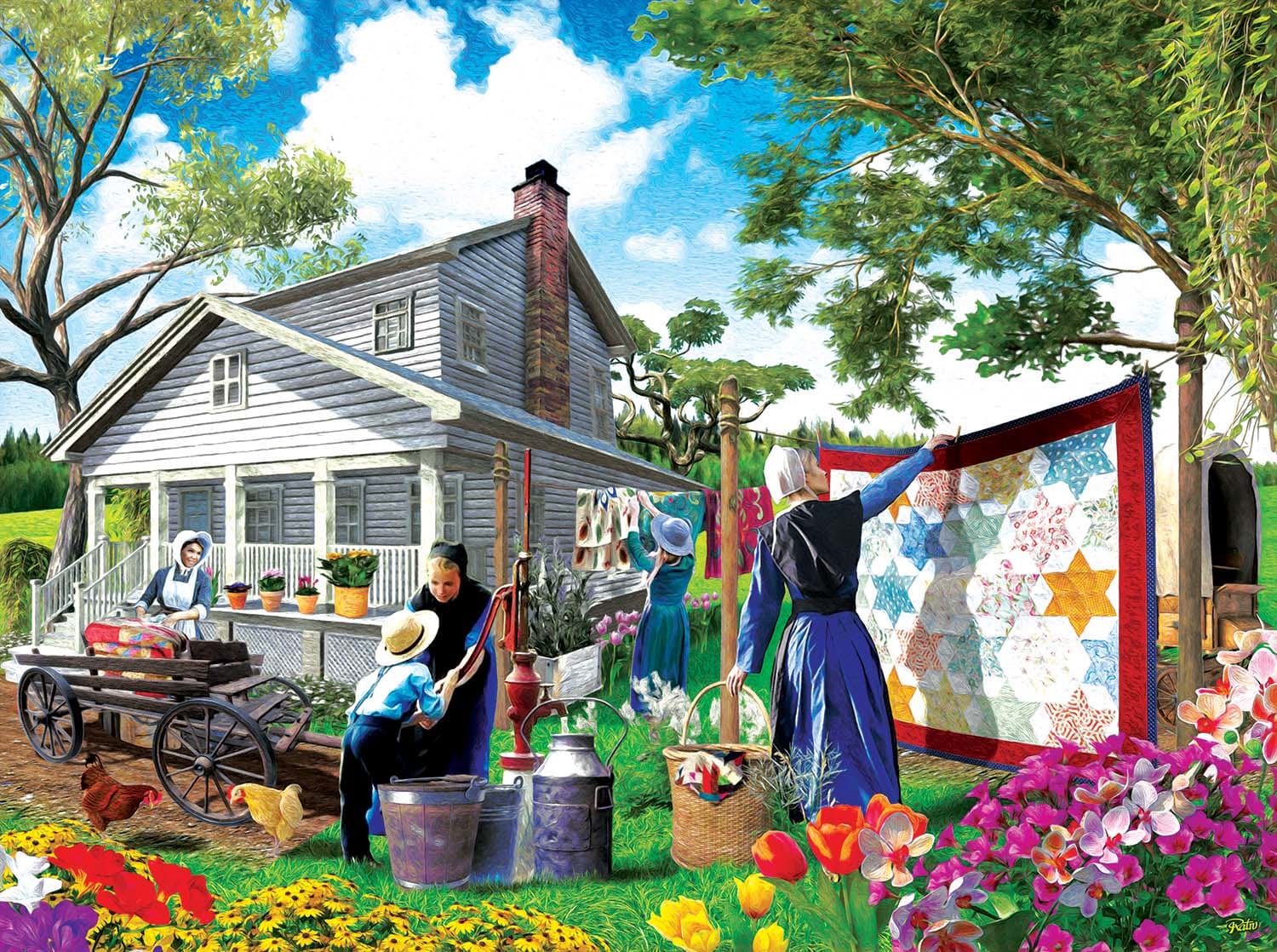 Afternoon Chores Countryside