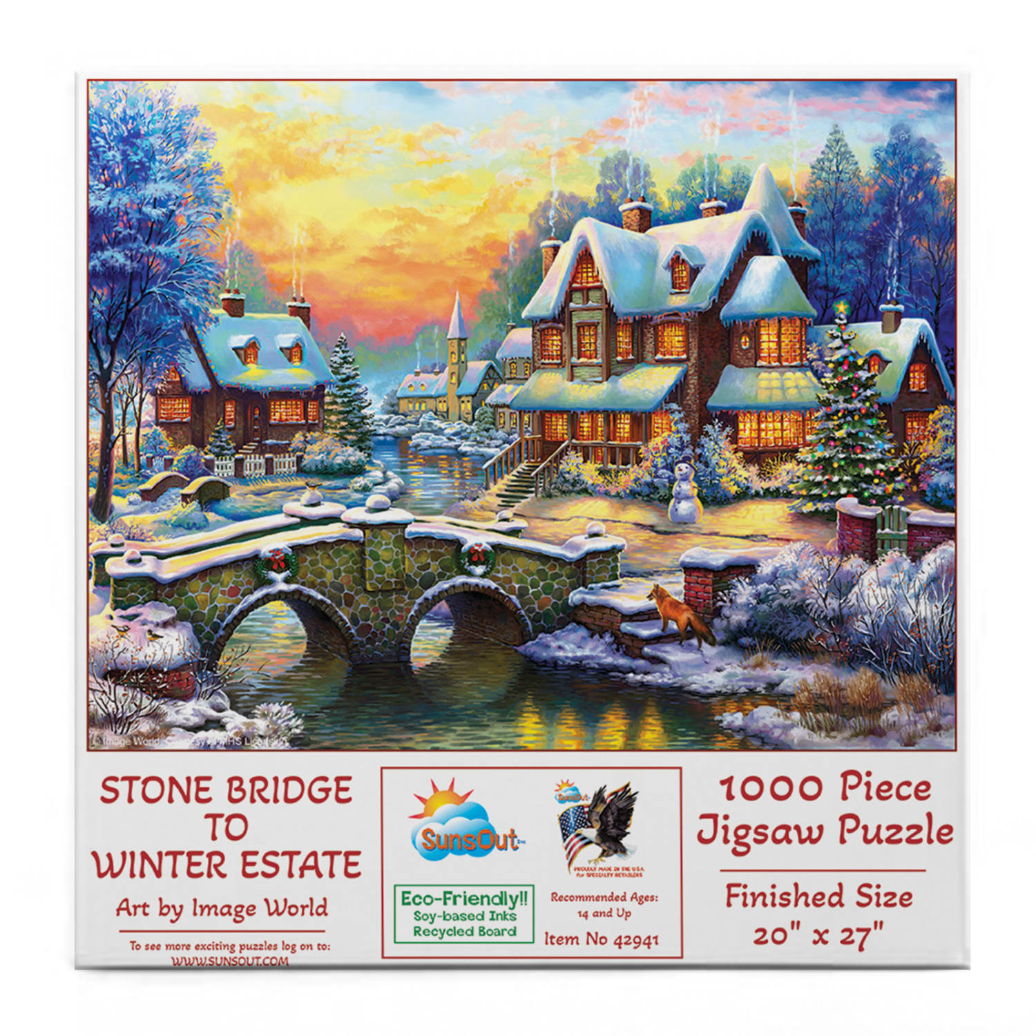Stone Bridge to Winter Estate Winter