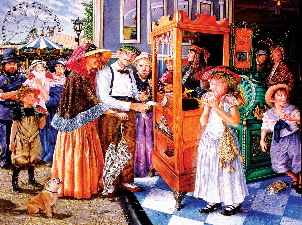 Fortune Teller Carnival & Circus Jigsaw Puzzle