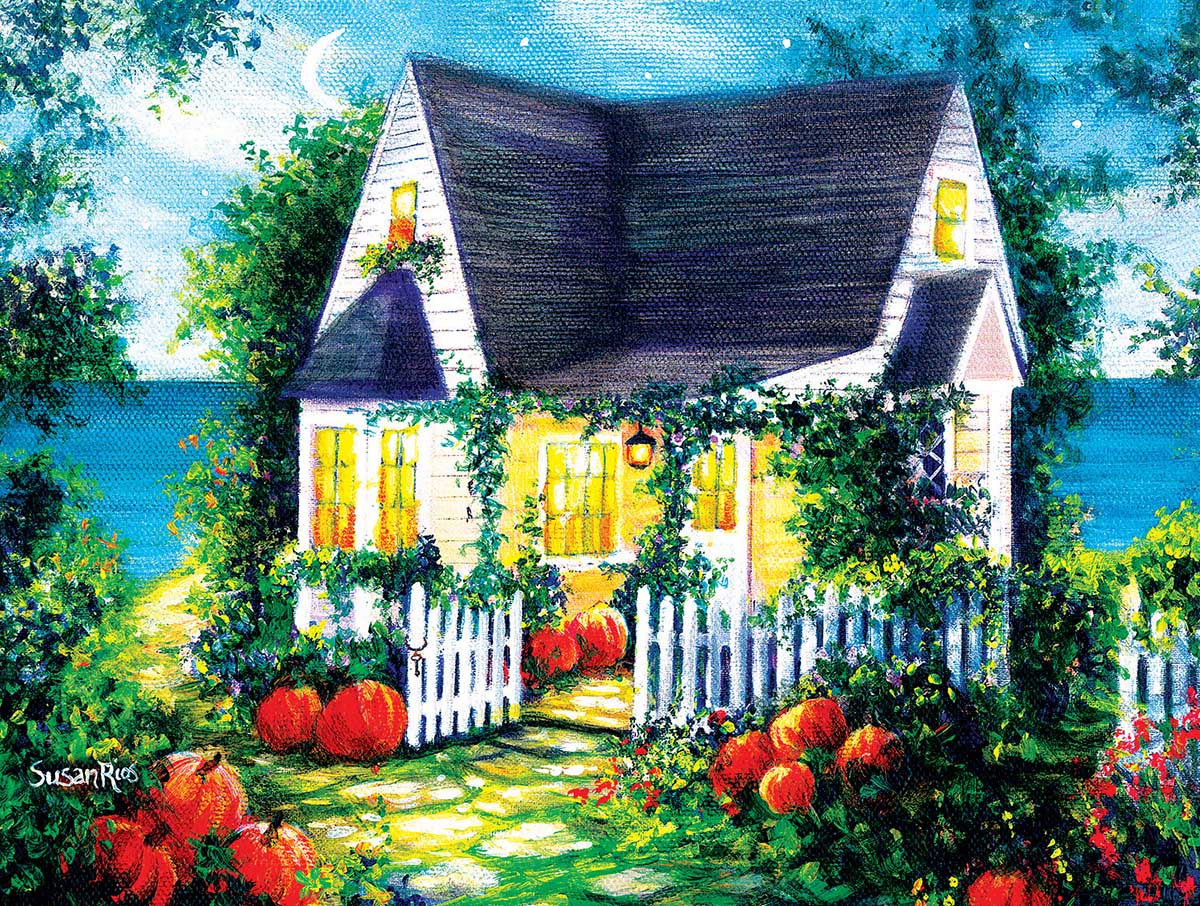 Halloween Cottage Halloween Jigsaw Puzzle