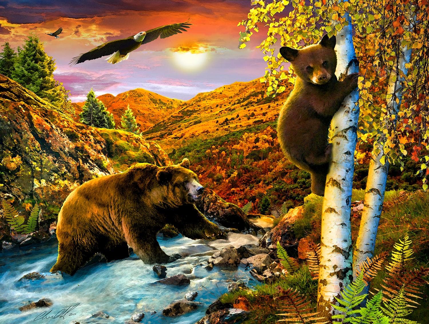 September Mountains Fall