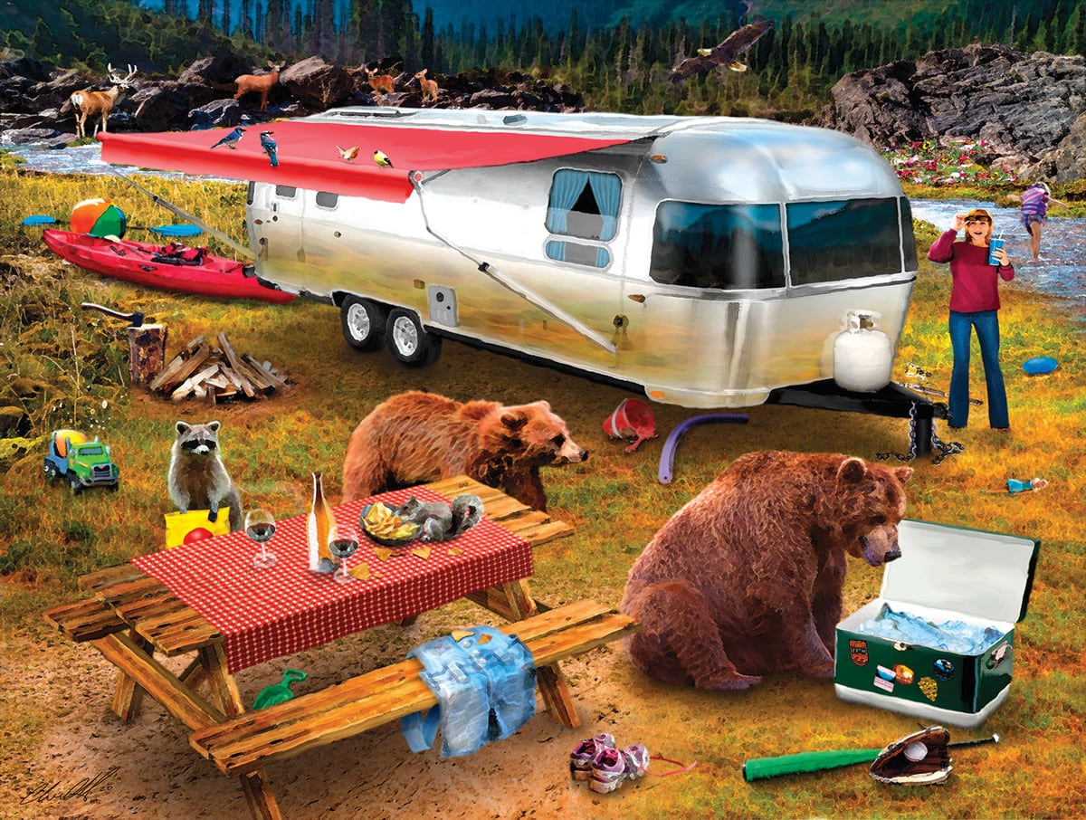 Camping Bandits Bear