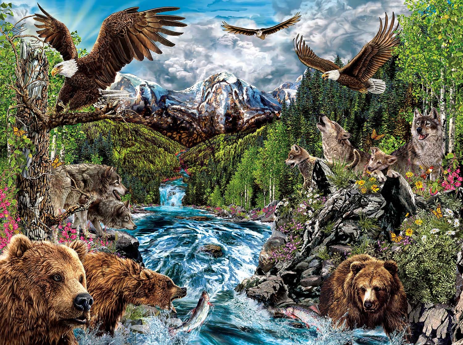 River of Life - 1000 pc - Scratch and Dent Animals