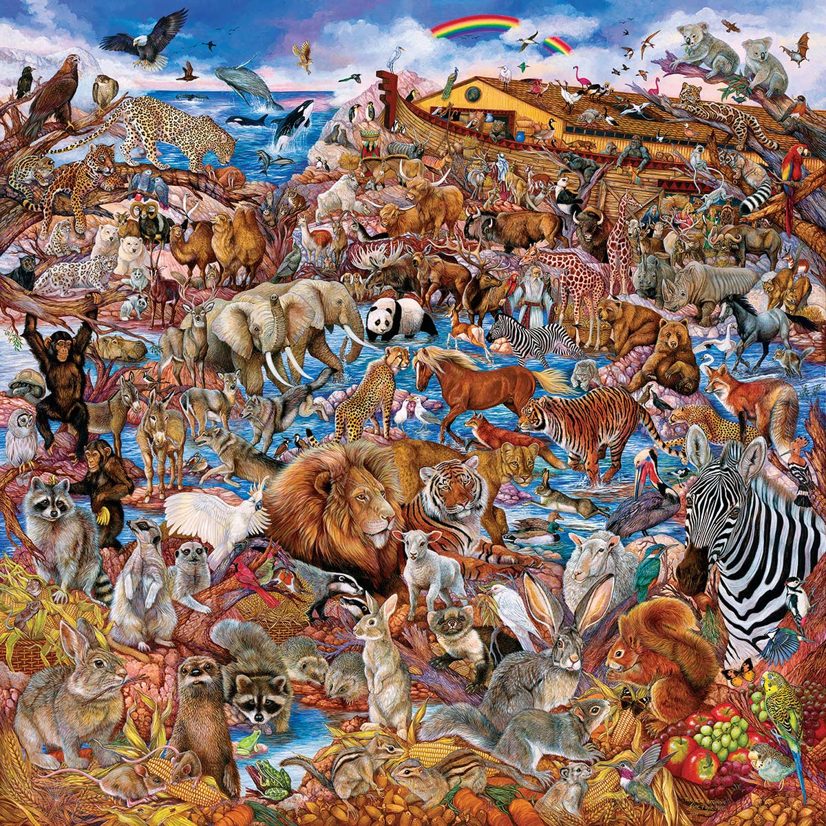 Noah's Clearing Animals Jigsaw Puzzle