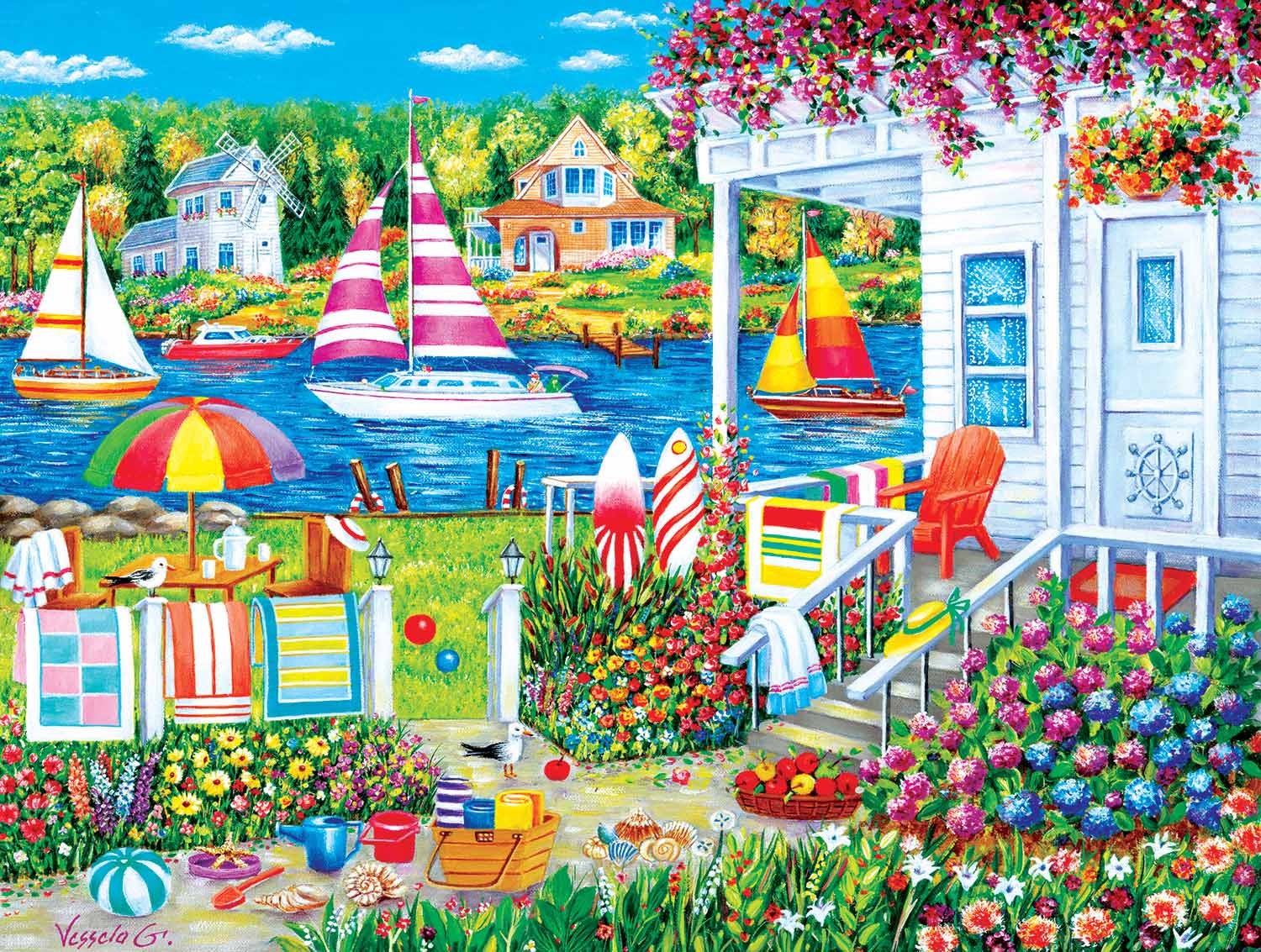 House on the Water Fine Art Jigsaw Puzzle
