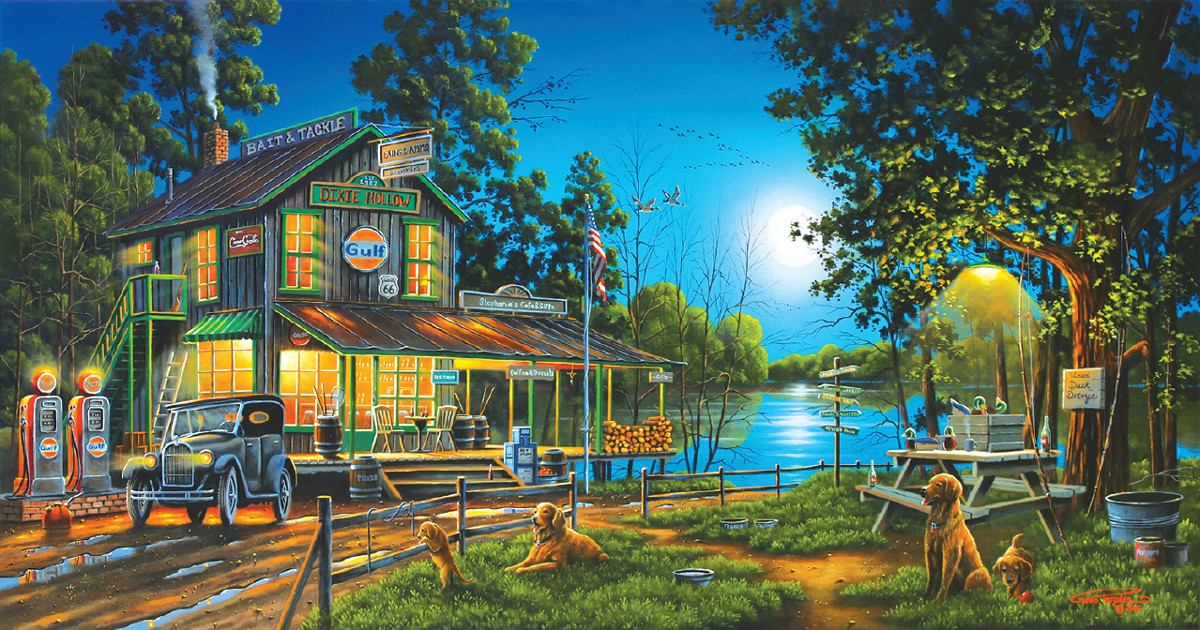 Dixie Hollow General Store General Store Jigsaw Puzzle