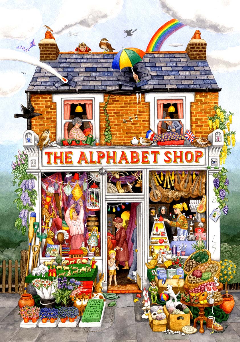 The Alphabet Shop Shopping Jigsaw Puzzle