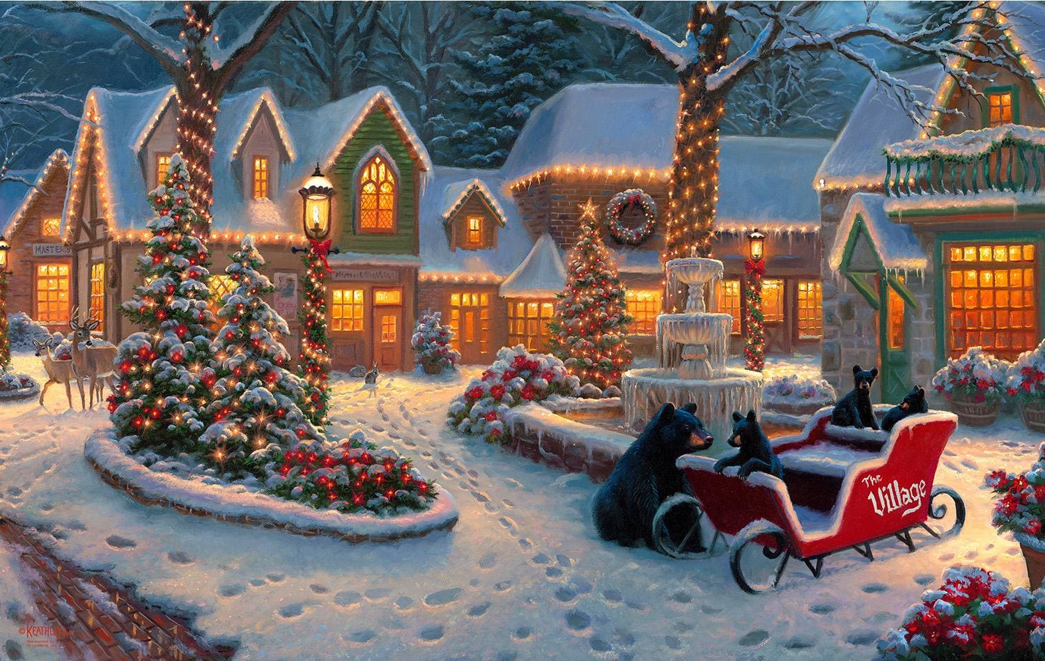 Village Visitors Christmas