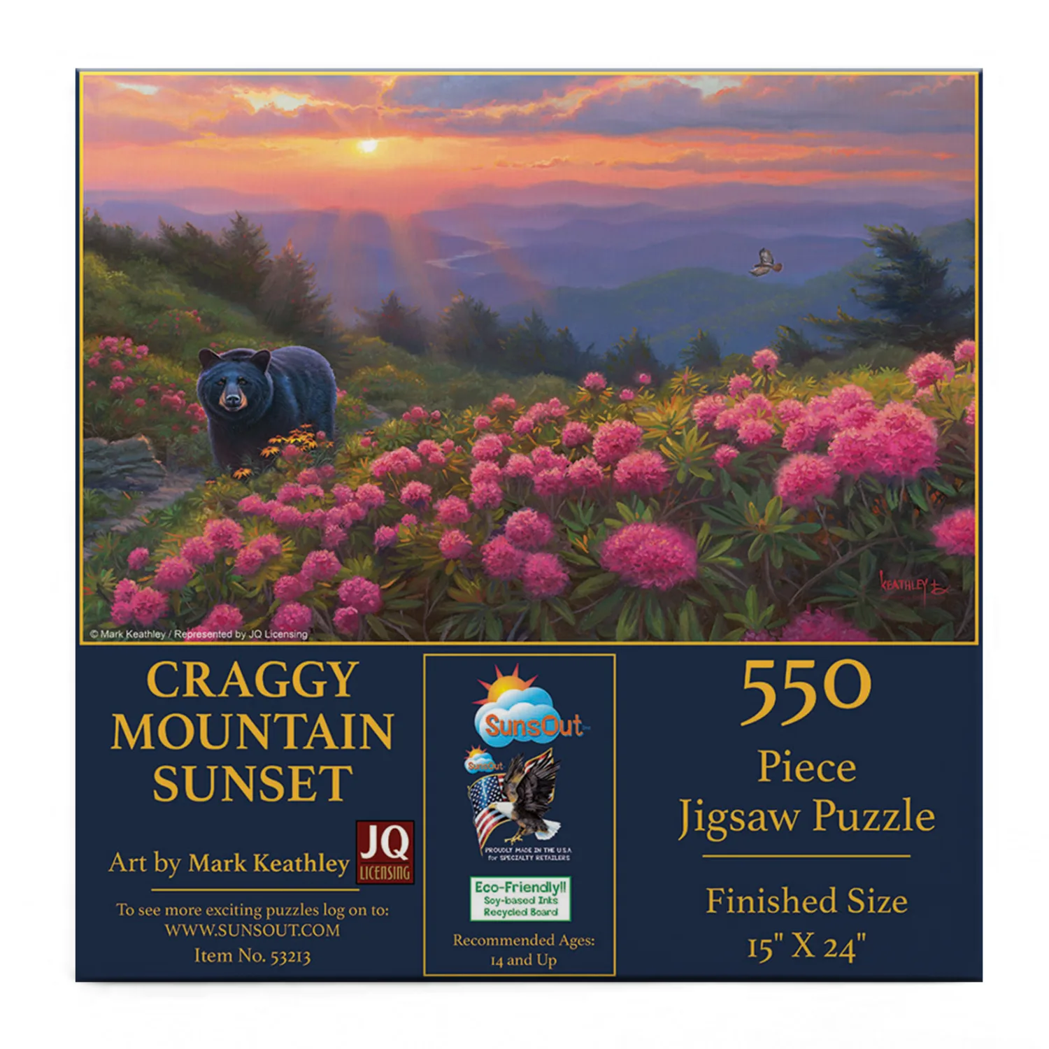 Craggy Mountain Sunset Mountain