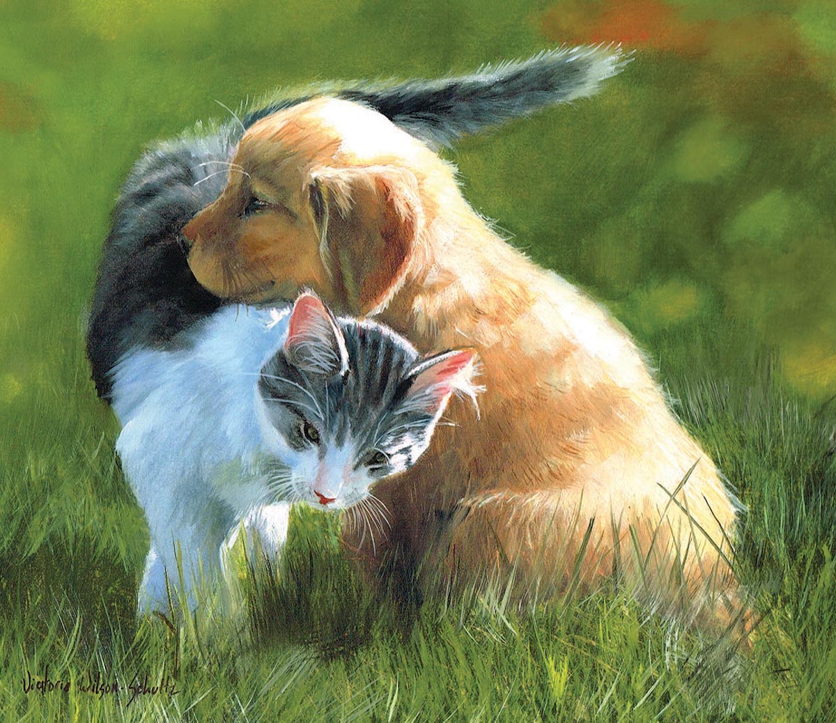 Perfect Friendship Cats Jigsaw Puzzle