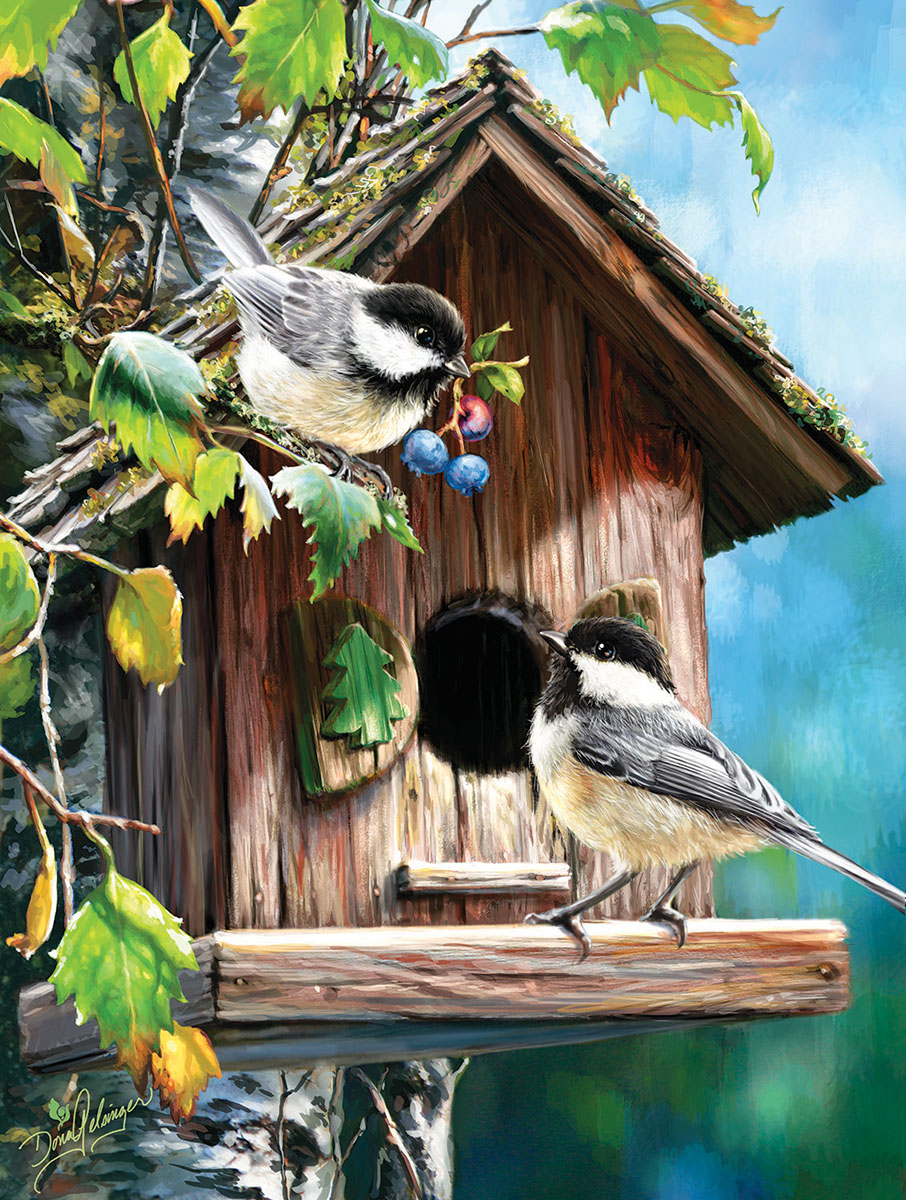 At Home Sweet Home Birds Jigsaw Puzzle