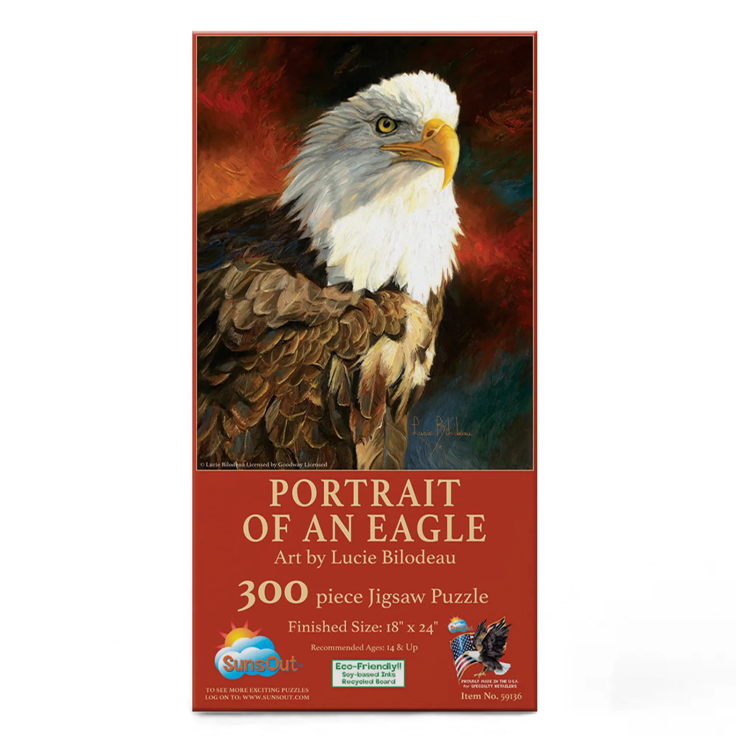 Portrait of an Eagle Patriotic