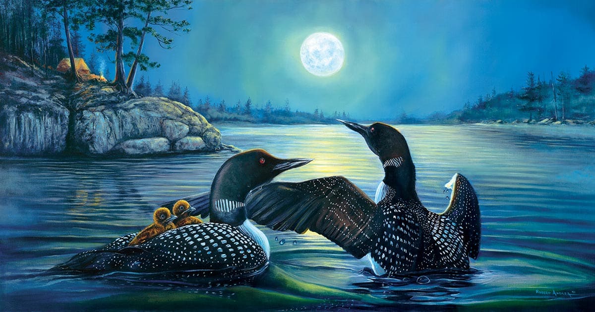 Moonlight Serenade Birds