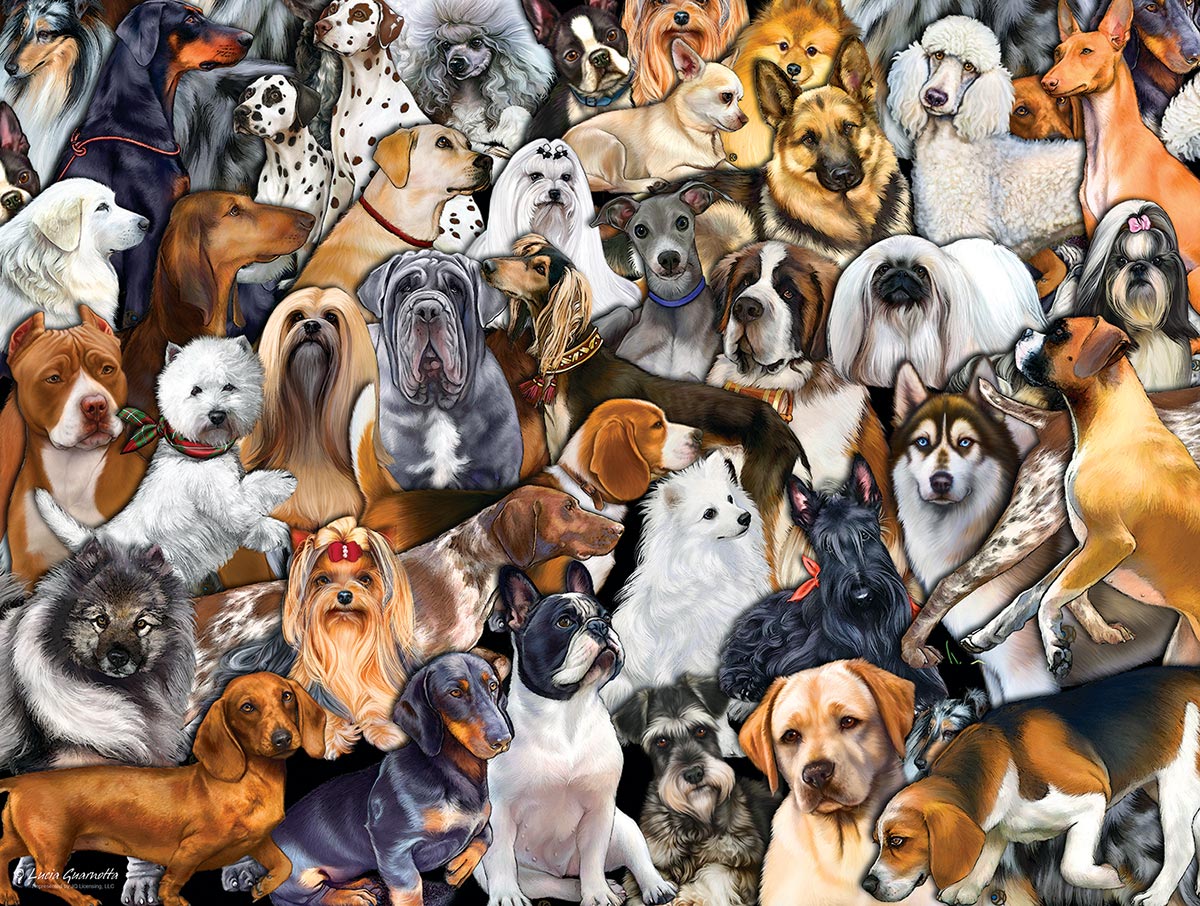 Dog World Dogs Jigsaw Puzzle