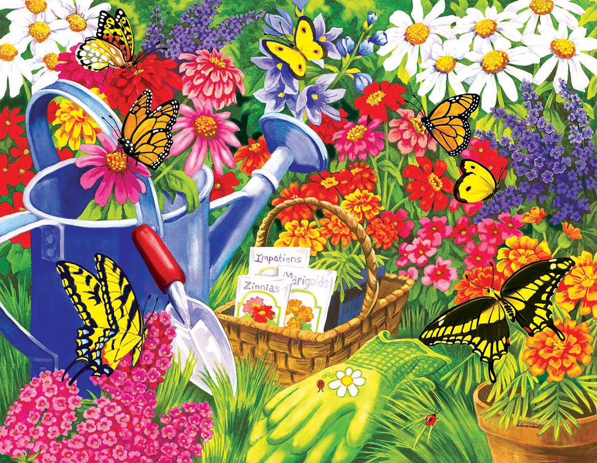 A Home for Butterflies Butterflies and Insects Jigsaw Puzzle