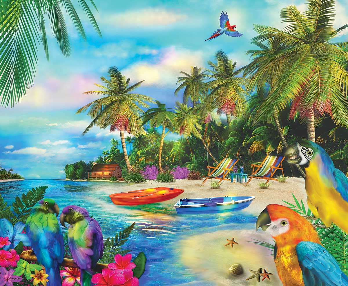 A Moment in Dreams Birds Jigsaw Puzzle