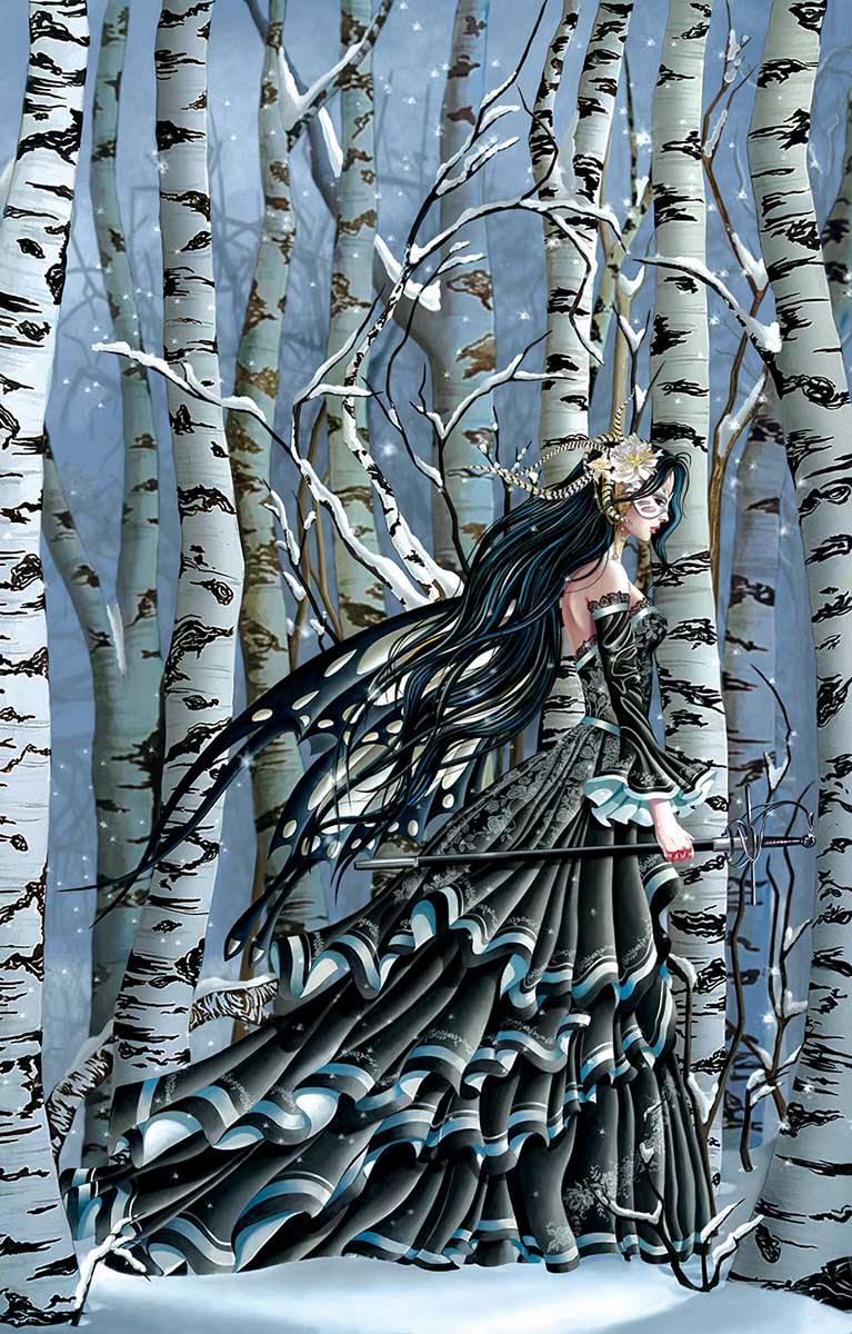 Aveliad the Forest Gothic Art Jigsaw Puzzle