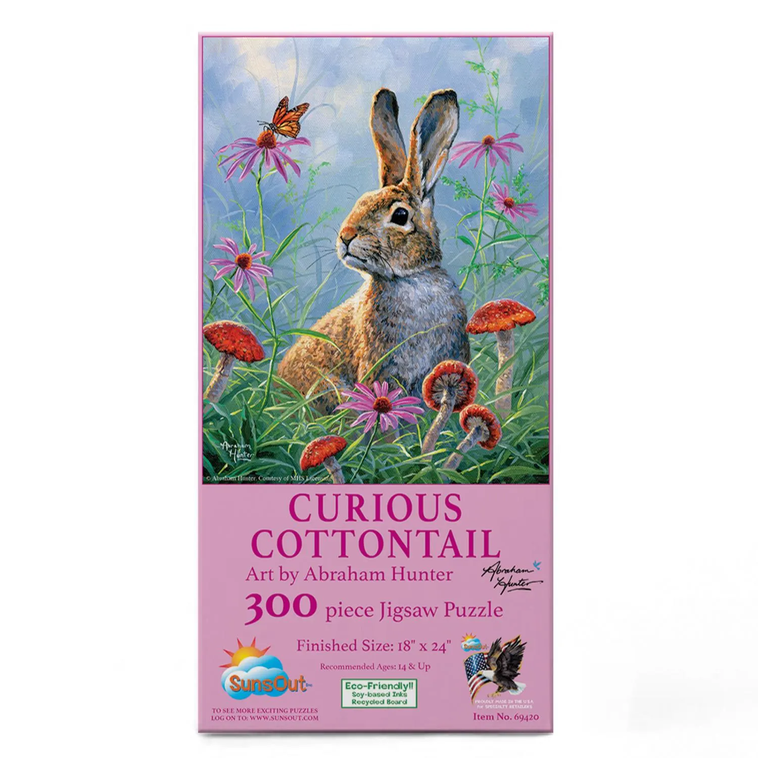 Curious Cottontail Bunny
