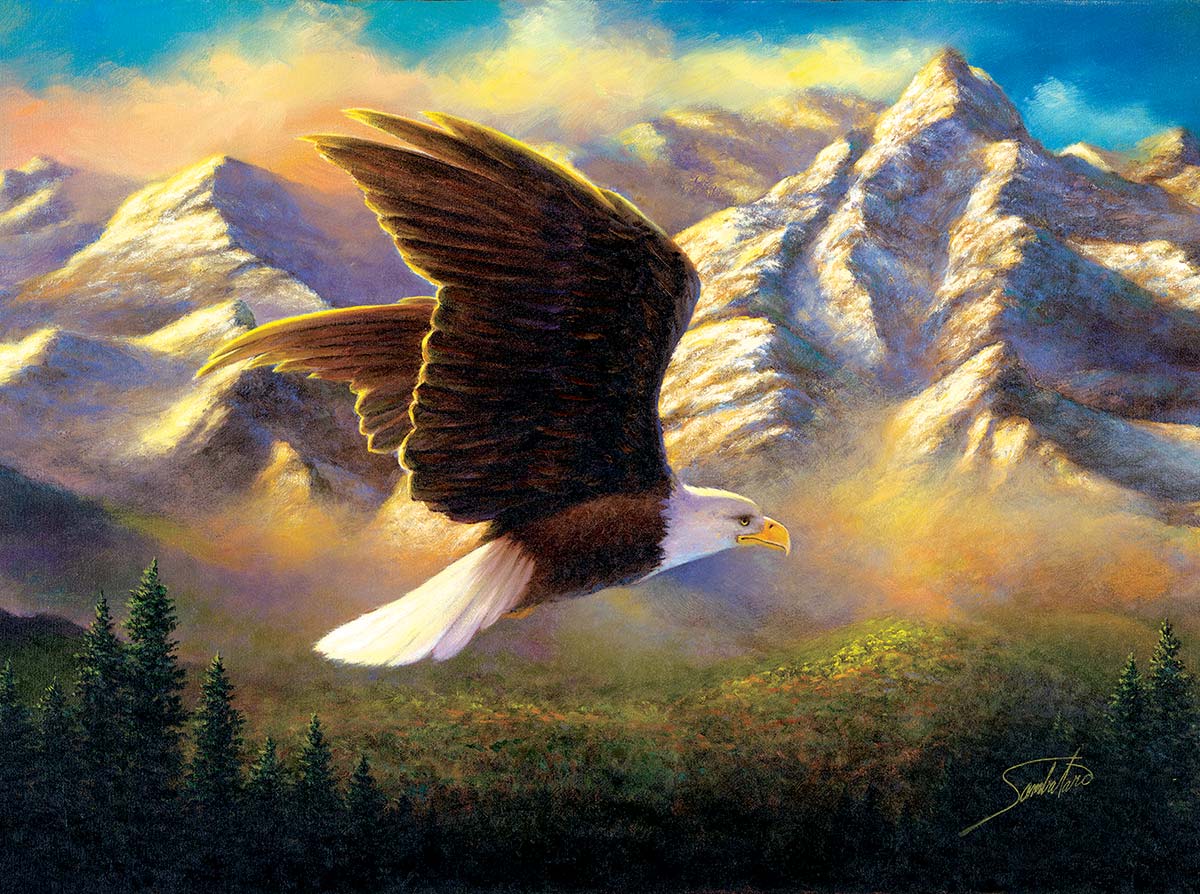 Flying High Mountain Jigsaw Puzzle