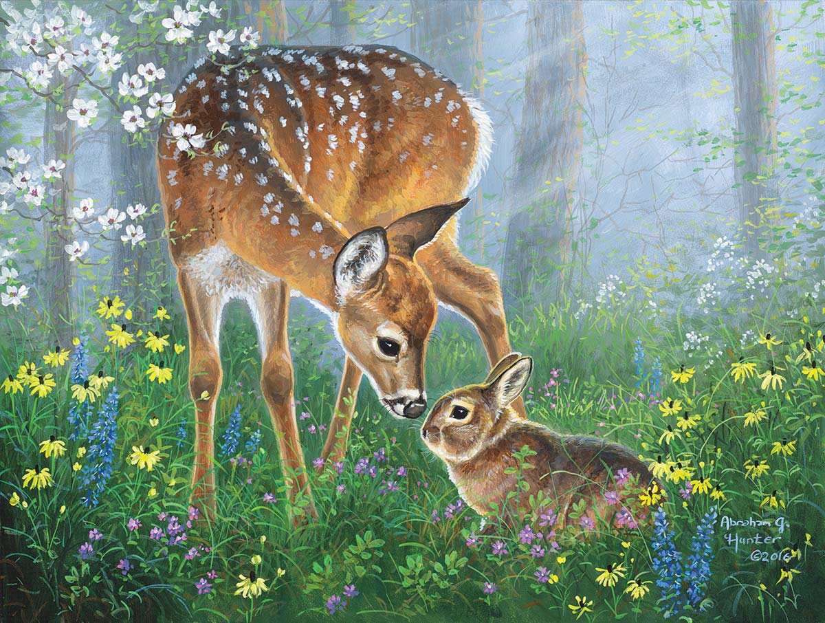 Forest Friendship Forest Animal Jigsaw Puzzle