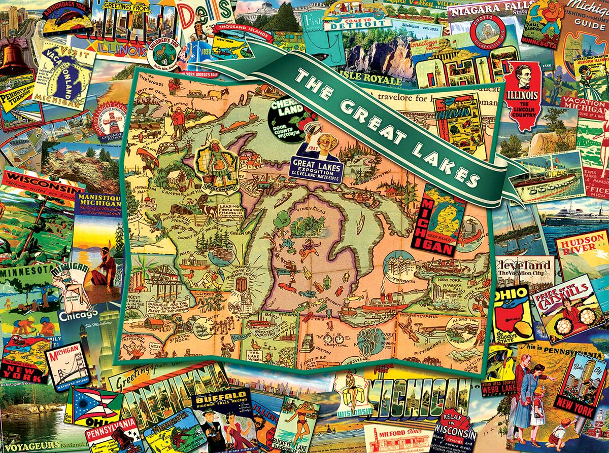 Great Lakes Travel Jigsaw Puzzle
