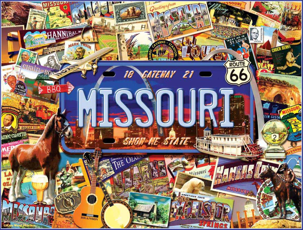 Missouri: The "Show Me" State Americana Jigsaw Puzzle