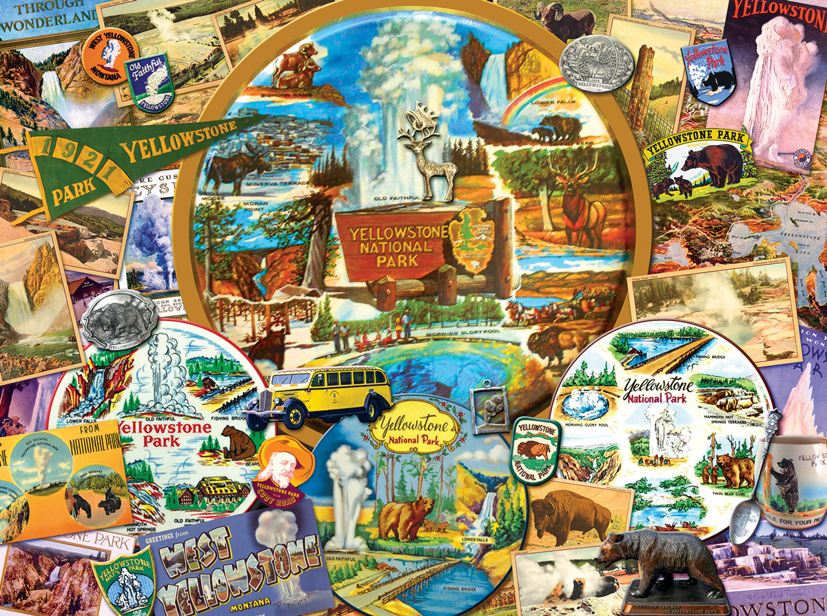 Yellowstone Park National Parks Jigsaw Puzzle