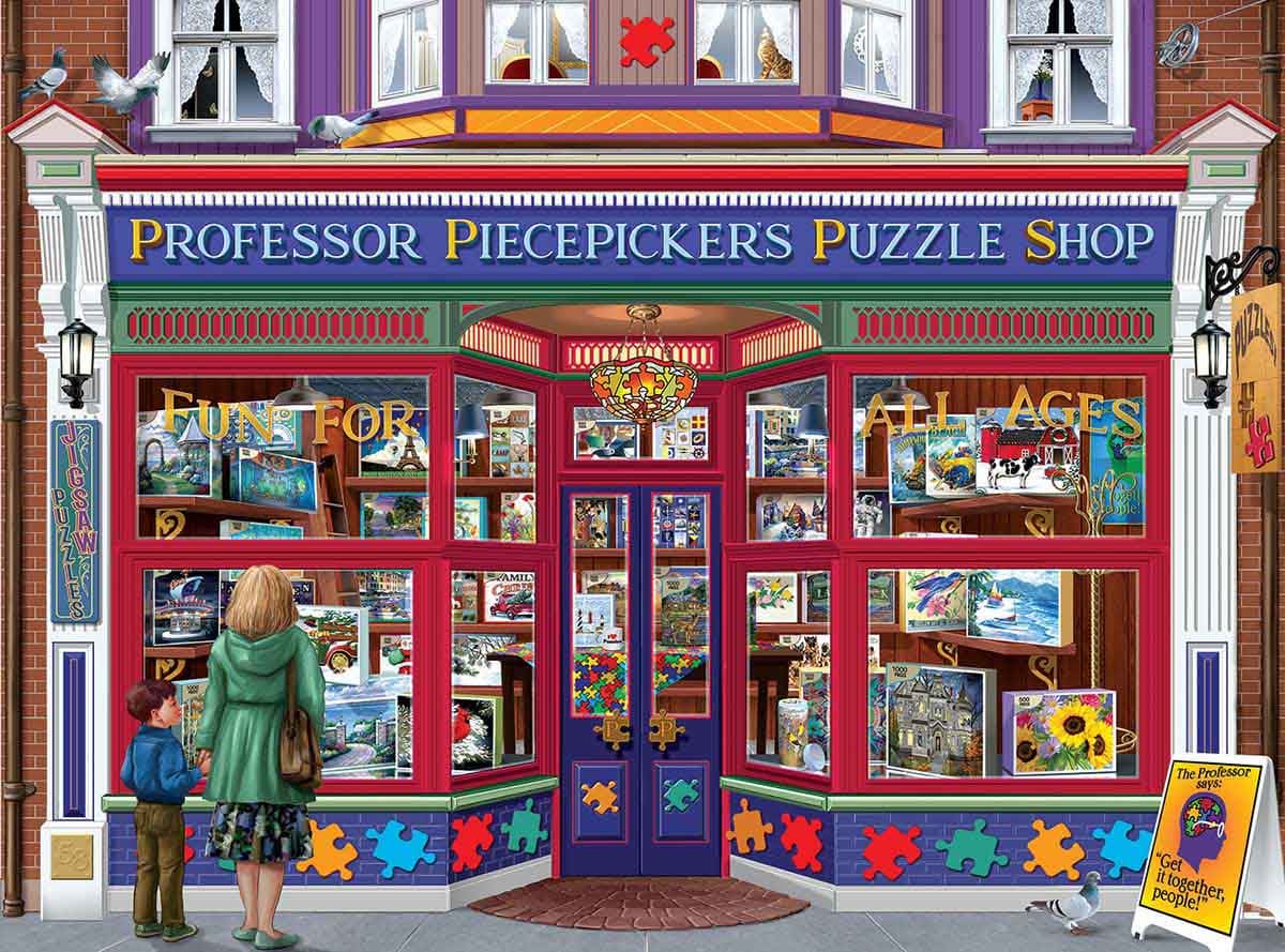 Professor Puzzle Shop Shopping