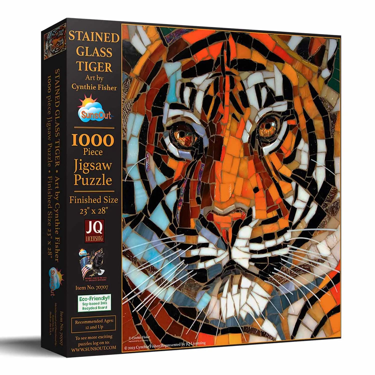 Stained Glass Tiger