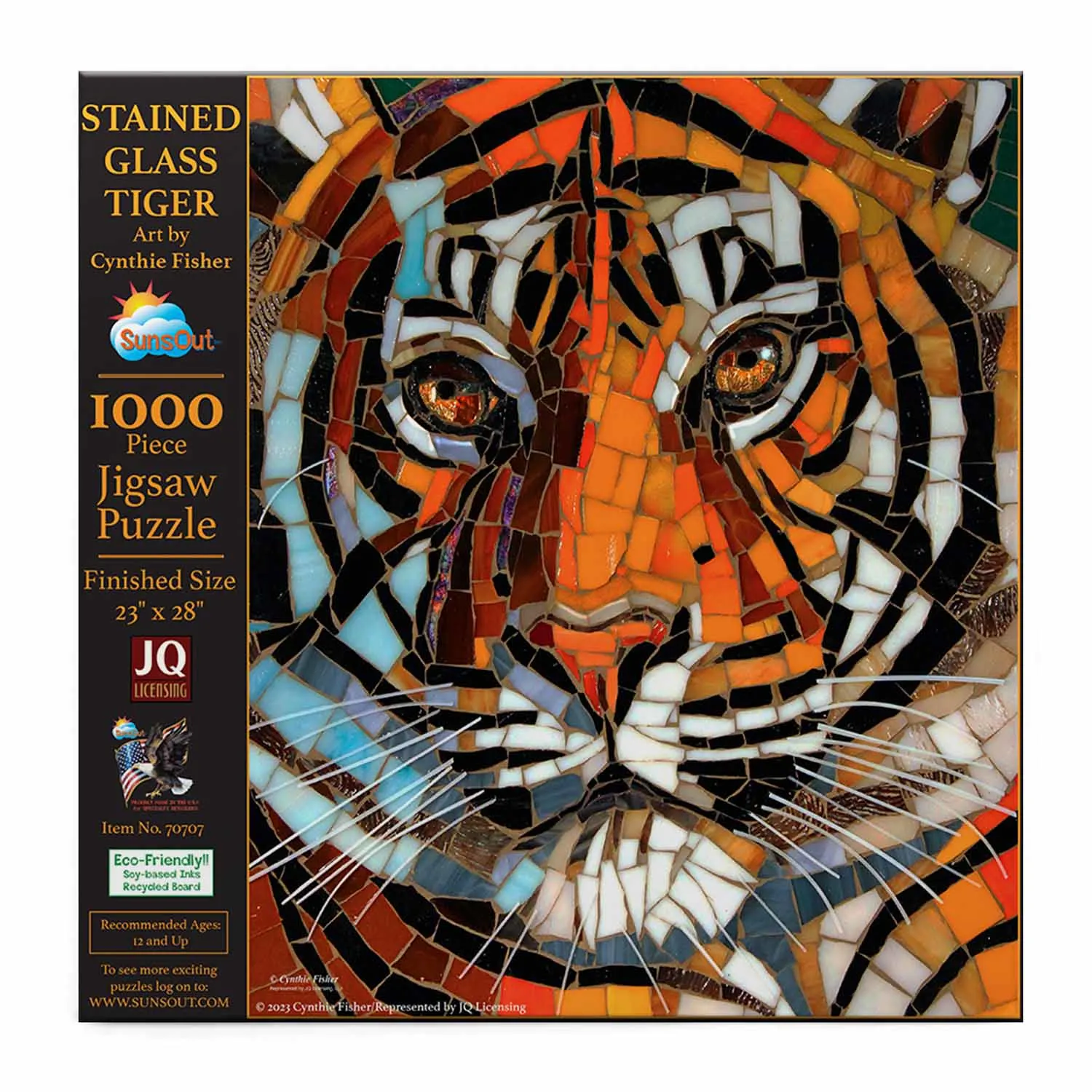 Stained Glass Tiger