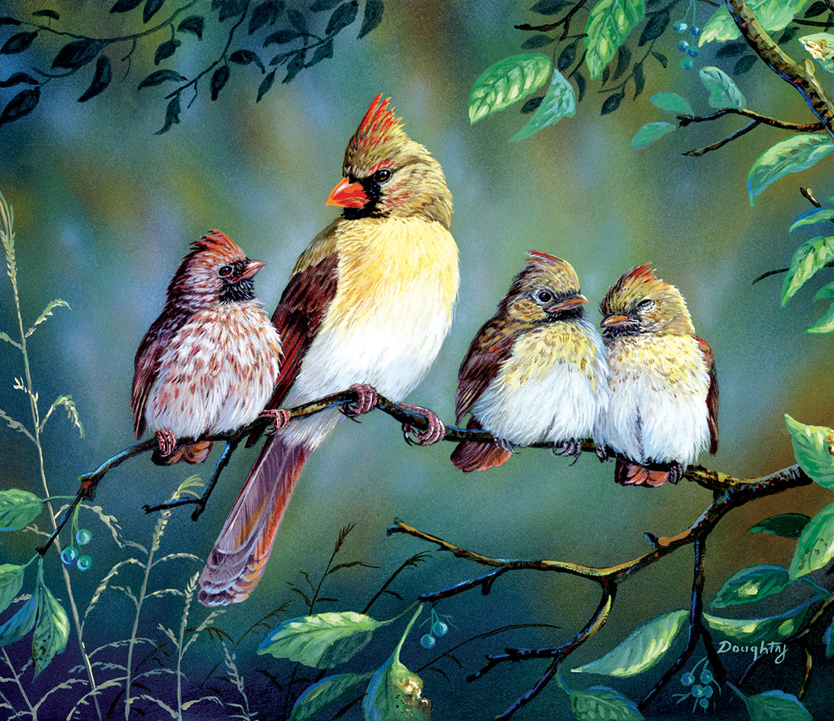 In Trouble Again Birds Jigsaw Puzzle