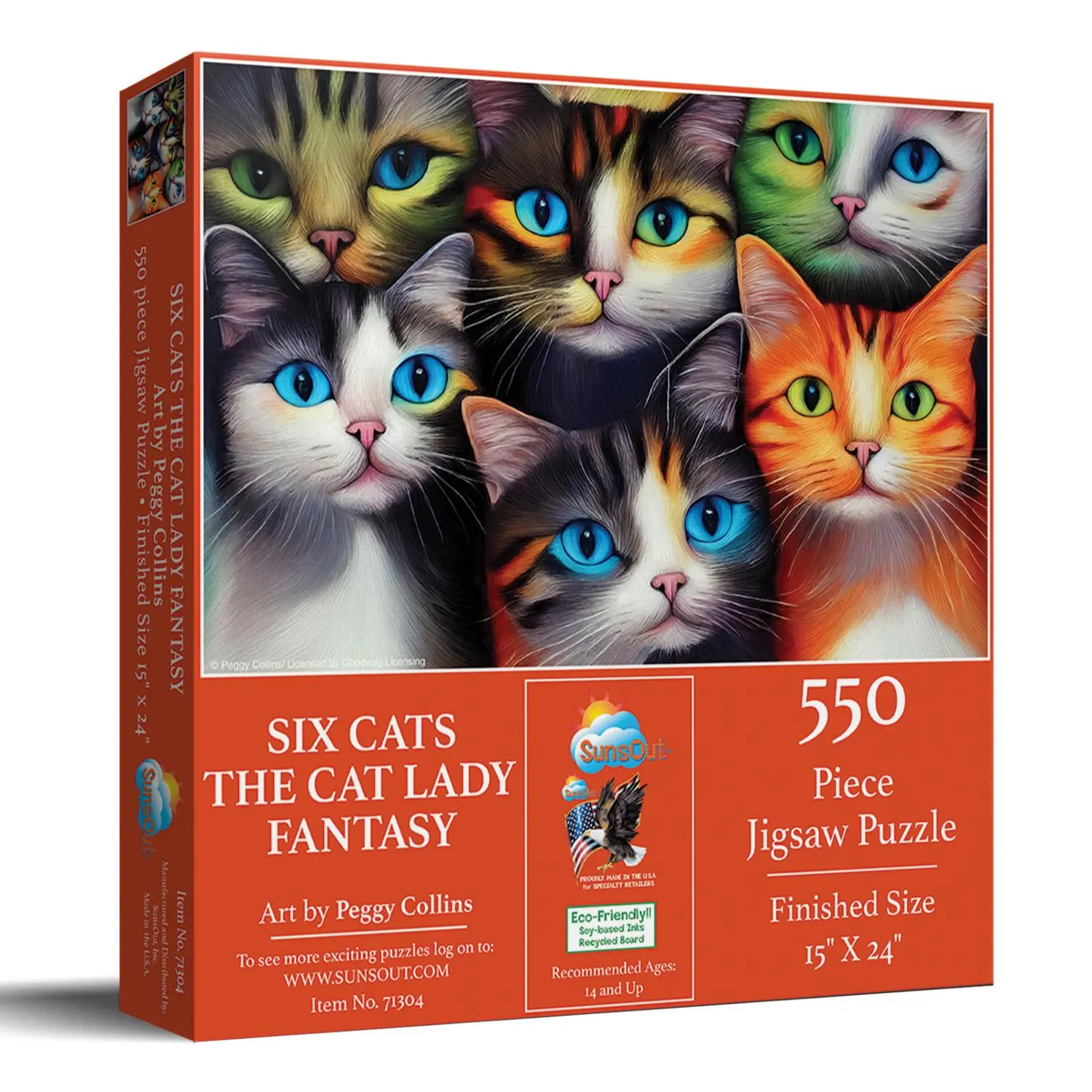 Six Cats the Cat Lady Fantasy