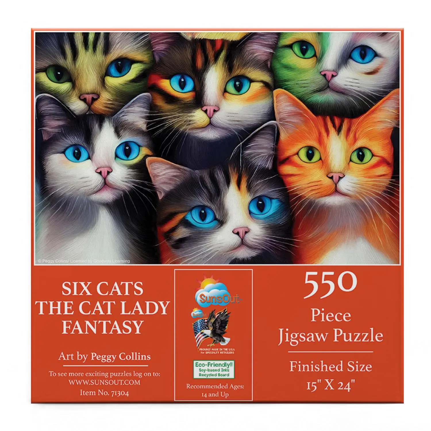 Six Cats the Cat Lady Fantasy