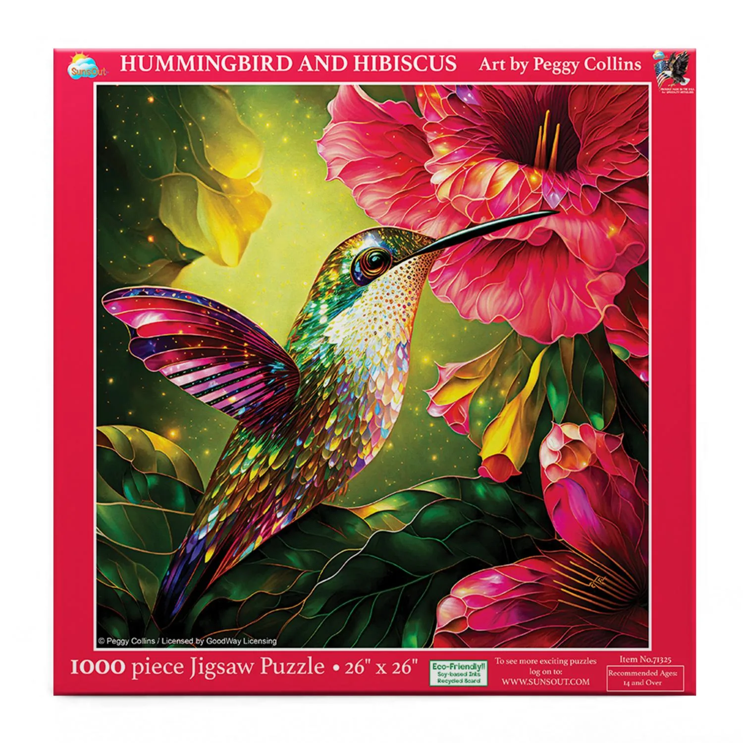 Hummingbird and Hibiscus